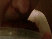 Horny dude licks and eats a turd.